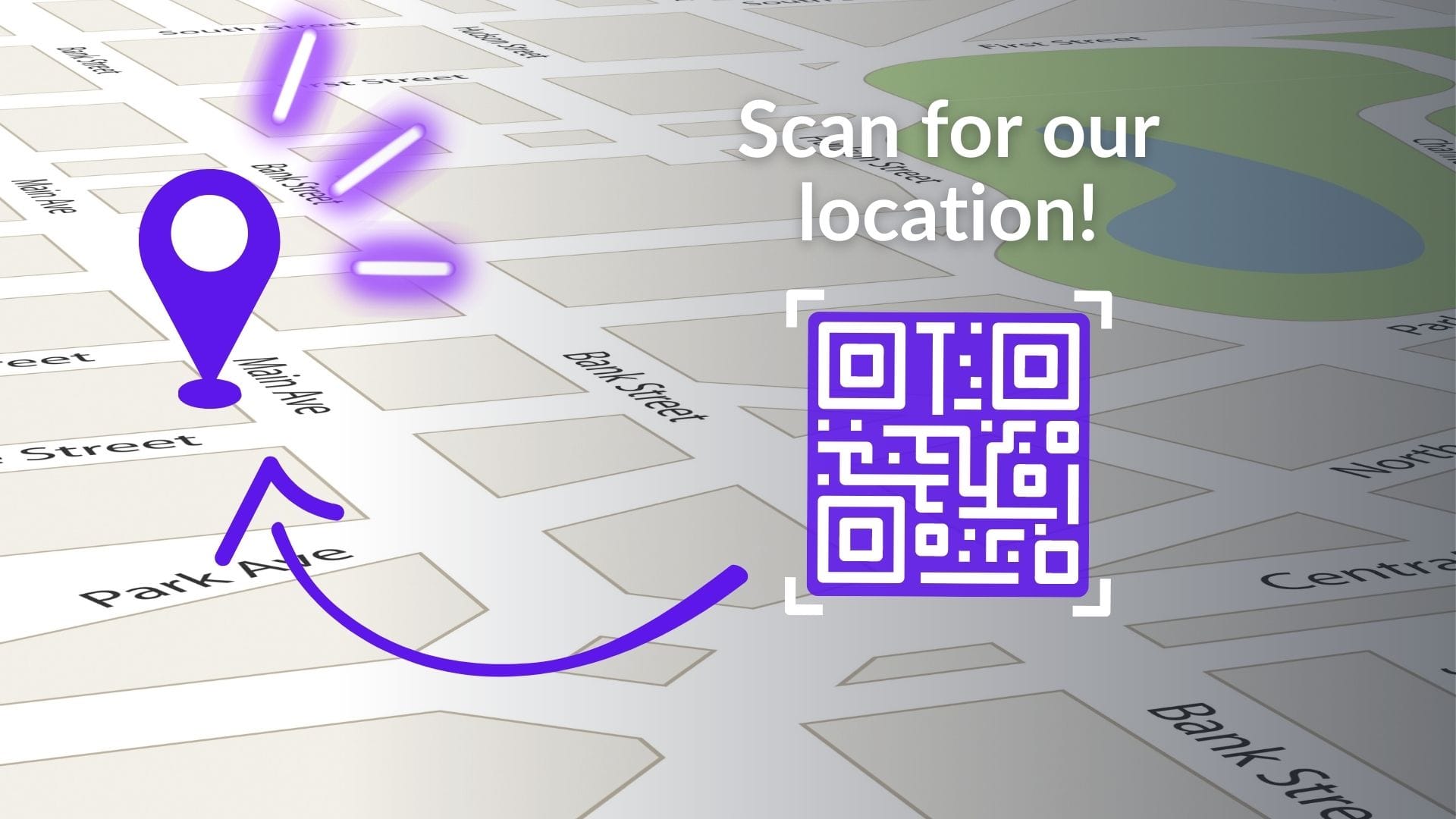 Qr code for maps can be a quick and easy way to convey a physical location on a mobile device.